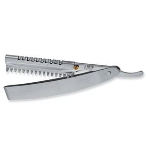 Rasoir manuel classique large pliable HRTS pour hommes, lame unique en acier inoxydable, couteau de rasage de sécurité à usage professionnel - Product Image 5