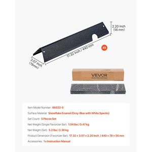 Barre Aromatizzanti da 17 Pollici per Barbecue Weber Genesis II 310 315 335 340 E/S 325s ES/SX 325s E/S 335 EX/SX/EPX - Ricambio per Griglia - Product Image 2