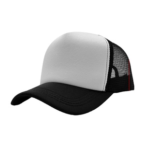 Casquette Trucker en Maille à 5 Panneaux, Vente en Gros, Impression Personnalisée, Logo Brodé, Maille Premium, Casquette Trucker en Mousse Unie - Product Image 4
