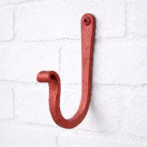 <b>Industrial</b> Wall Hook Wall Mounted Utility Hook Rustic Wall Hook Forged Iron Hook J Shape Wall Hook Heavy Duty Storage Hook - Product Image 4