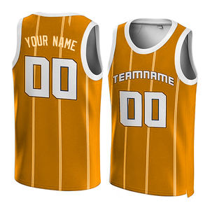 Camiseta de Baloncesto Sublimada Personalizada al por Mayor, Ligera, 100% Poliéster, Cuello Redondo, Sin Mangas, Ropa Deportiva Transpirable para Equipos - Product Image 3
