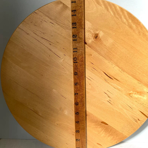 Wood Double Tier <b>Rotating</b> Tray Smooth-Spin Lazy Susan for Tabletop <b>Spice</b> Serving - Product Image 1