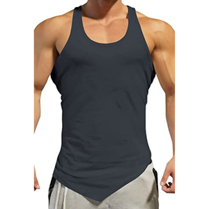 Camisetas de Tirantes de Algodón de Alta Calidad Personalizadas OEM para Hombre, Cuello Redondo, Sin Mangas, para Ejercicio, Deporte, Gimnasio, con Estampado - Product Image 3