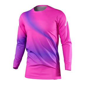 เสื้อเจอร์ซีย์และกางเกงมอเตอร์ครอสคุณภาพสูง แห้งเร็ว พิมพ์ลายดิจิตอลตามสั่ง เสื้อเจอร์ซีย์เนื้อนุ่ม ระบายอากาศได้ดี มีไซส์ใหญ่ - Product Image 1