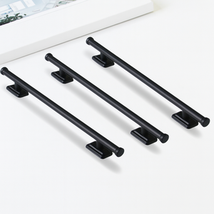 High Quality Matte Black Zinc Alloy T Bar <b>Cabinet</b> Handle Hardwares Materials Drawer Pull for Kitchen Bathroom Wardrobe Furniture - Product Image 2