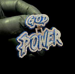 Collar con Nombre Personalizado que Brilla en la Oscuridad, Plata de Ley 925, Moissanita VVS, Dos Tonos, Lujoso, Unisex, Inicial Personalizada, Colgante con Cadena - Product Image 3