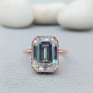 Free Shipping Fine Jewelry 14K Solid Yellow <b>Gold</b> Pear Diamond Engagement <b>Ring</b> 2.5 CT White Moissanite Wedding Set <b>Ring</b> - Product Image 2