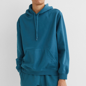 Sudadera con Capucha Deportiva Extra Grande Unisex, de Felpa de Algodón de Color Sólido, Informal, para Invierno, con Bolsillos, Corte Regular - Product Image 1
