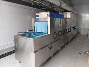 Lavastoviglie Automatica Professionale 304SS per Ristoranti - Attrezzatura da Cucina con Nastro Trasportatore, Lavastoviglie Intelligente a Nastro Trasportatore (Flight Type) - Product Image 6
