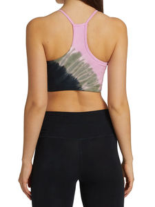 บริการ OEM เสื้อผ้าออกกำลังกายสำหรับผู้หญิง ขายดีที่สุด วัสดุคุณภาพดี พิมพ์ลาย Tie Dye ชุดออกกำลังกาย เสื้อชั้นในกีฬาสำหรับผู้หญิง - Product Image 5