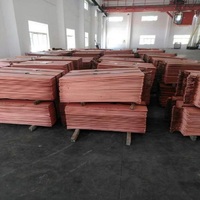 Cathode en cuivre rouge 97%-99,99% pure, plaque de cuivre électrolytique, matériau de haute pureté pour la transformation industrielle