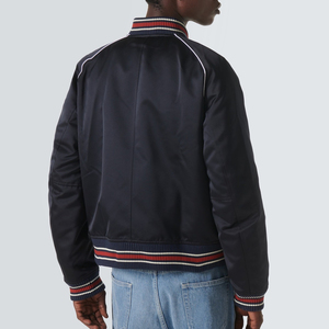 Vestes de baseball personnalisées de haute qualité pour hommes, style streetwear, avec fermeture éclair, uniformes universitaires, vestes de baseball universitaires - Product Image 3