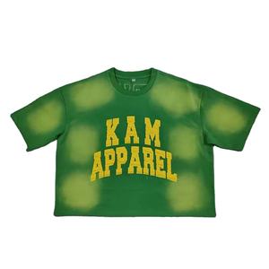 T-shirt Homme Tendance 2025 Personnalisé 100% Coton Épais Style Vintage Broderies Effet Vieilli Patchs Délavé à l'Acide Anti-UV Séchage Rapide - Product Image 4