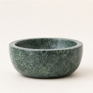 Bol en marbre vert au design attrayant, bol à salade et à fruits en pierre naturelle de luxe pour la décoration de cuisine et la table, vente en gros - Product Image 5