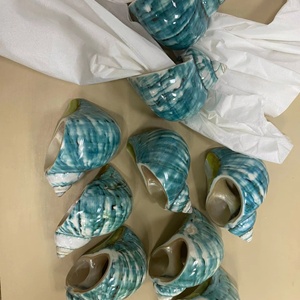 Vietnam Big White Turbo SHELL Napkin Rings holder for Wedding Decorations and Party Souvenir summer <b>beach</b> <b>Gift</b> - Product Image 5