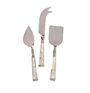 Stylish Metal <b>Cheese</b> Knives Butter Cutting Spreader <b>Set</b> in Horn Handle for Dining Table Breakfast Bread <b>Cheese</b> <b>Sets</b> - Product Image 5