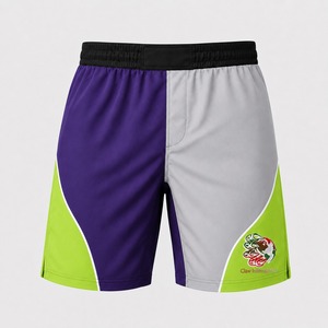 Wholesale Plain MMA Shorts Stretchy Polyester Spandex High Quality Fight Training Wear Comfortable printed MMA Shorts - Product Image 1