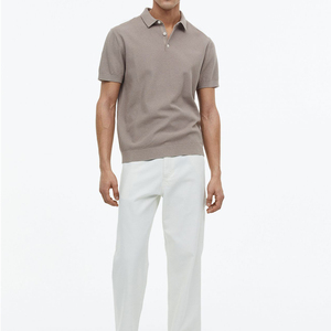 Polo de Color Sólido para Hombre, Ligero, con Logotipo Personalizado de Alta Calidad, Nuevo Diseño, en Oferta - Product Image 3