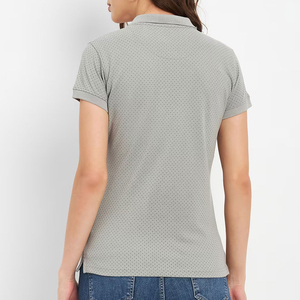 Camiseta de Punto para Mujer, 100% Algodón, Antiarrugas, Manga Corta, Casual, Suave, Transpirable, Ecológica, de Secado Rápido - Product Image 4