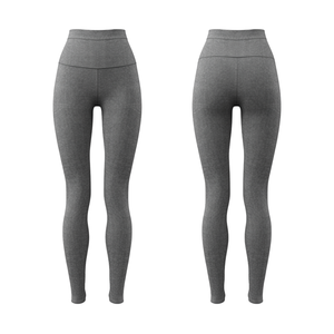Leggings Deportivos de Cintura Alta para Mujer, Transpirables, de Punto, Spandex/Poliéster, Color Sólido, Largos, AND1, para Entrenamiento, Fitness y Rendimiento - Product Image 3