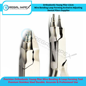 Alicates Ortodónticos Juveniles de 13 cm para Doblar Alambres, Formar Lazos y Ajustar Arcos Dentales, Instrumento Dental Premium - Product Image 5