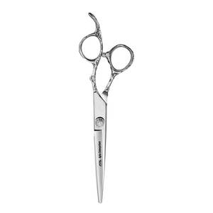 กรรไกรตัดผมสแตนเลสแบบมืออาชีพกรรไกรตัดผมบางพิเศษโลโก้ OEM คมปรับแต่งได้ใส่สบาย - Product Image 3