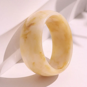 Bracelet en résine de luxe avec un design créatif fait main et une finition lisse FAIZA CRAFT FC-7192 Bracelet rond - Product Image 3