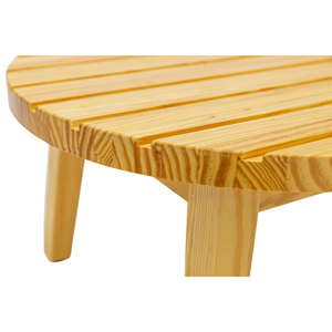 Price OEM Small Size for <b>Balcony</b> Easy Storage Manufacturer Outdoor Folding Wooden Side <b>Table</b> Small Patio Round <b>Table</b> - Product Image 6