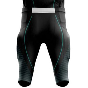 ชุดยูนิฟอร์มอเมริกันฟุตบอลแบบกำหนดเองน้ำหนักเบา สไตล์ใหม่ สีพื้น - Product Image 6