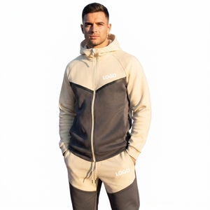 Survêtement de course à séchage rapide pour homme, personnalisable avec logo, respirant, en tissu molletonné, idéal pour la gym - Product Image 3