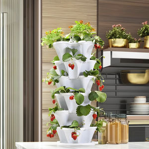Meilleure vente de pot pour la décoration de la maison et du jardin, pot à plantes en triangle avec plastique de haute qualité - Product Image 1