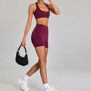 Ensemble de compression de sport sans couture pour femmes : Soutien-gorge de sport et leggings taille haute pour le yoga et l'entraînement – Fournisseur en gros - Product Image 5