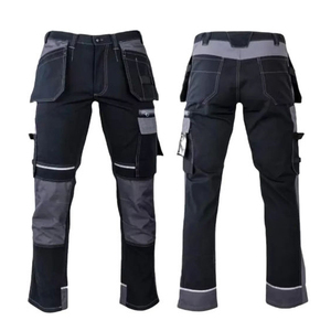 Pantalons de travail de sécurité de haute qualité pour hommes, pantalons cargo de construction, vêtements de travail industriels durables - Product Image 5