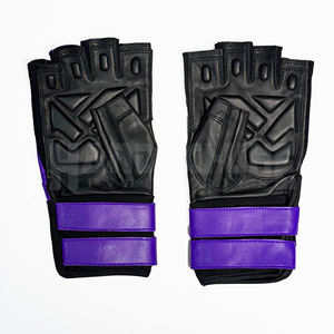 Gants de musculation antidérapants de qualité supérieure avec support pour les poignets, respirants, demi-doigts, pour la salle de sport et l'entraînement sportif, unisexes - Product Image 1