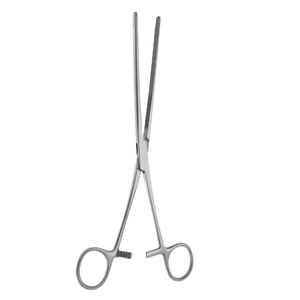Doyen Forceps <b>9</b>″ Straight Stainless Steel Surgical Instrument Atraumatic Tissue Holding Clamp Reusable Operating Room Tool - Product Image 2