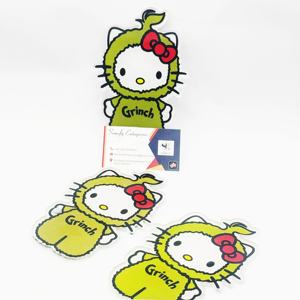 Custom Acrylic Eyelash Extension Holder Square Grinch <b>Print</b> <b>Heart</b> Butterfly Design Mixed Length Beauty Tool Green Sustainable - Product Image 3