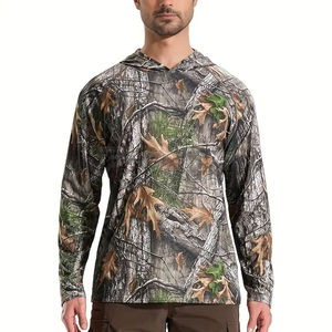 Camiseta de Caza para Adultos, Ropa de Caza de un Buen Proveedor de Productos para Exteriores, Precio al por Mayor, Personalizada, Hecha en Pakistán - Product Image 1