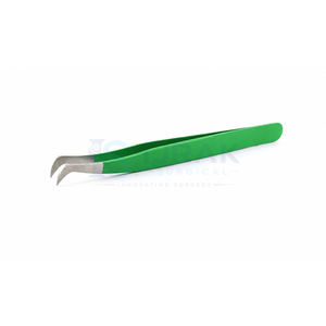 Nouvel ensemble de pinces à volume pour extensions de cils, précision, acier inoxydable, durables, antistatiques, longueur personnalisée, 45 degrés - Product Image 3