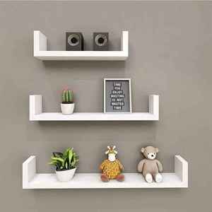 Modern Geometric Diamond <b>Floating</b> Shelf <b>Wall</b> Mount Intersecting Multi Tier Square Storage Ledge Plant Display Rack <b>Unit</b> - Product Image 3