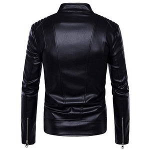 100% High Quality Cowhide Leather Streetwear Jacket <b>Fabric</b> 300g Fur Trim New Stylish Breathable Quick Dry Waterproof Men's - Product Image 2