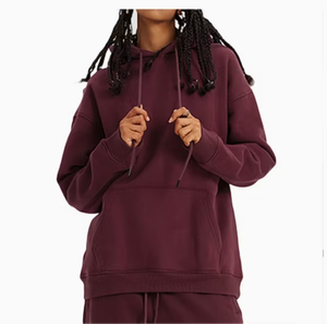 Ensemble de survêtement délavé à l'acide pour femme, sweat à capuche et pantalon de jogging, tenue de sport décontractée deux pièces - Product Image 1