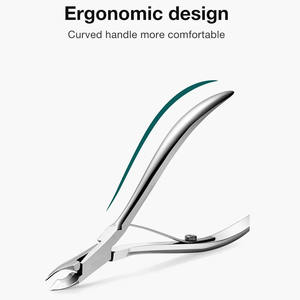 Pince à cuticules, ciseaux de manucure, pince à épiler en acier inoxydable, coupe-ongles, outil de suppression des peaux mortes, repousse-cuticules, coupe-ongles - Product Image 6