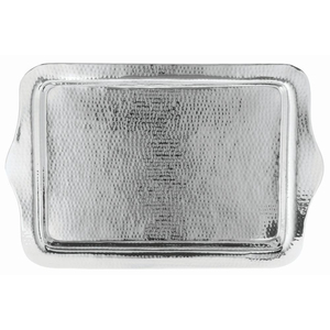 Wholesale Luxury <b>Rectangular</b> Stainless Steel Serving <b>Tray</b> <b>Mirror</b> Polish Wavy Ruffle Edge Food Platter for Hotel Restaurant Party - Product Image 6