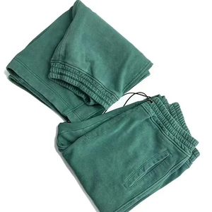 Shorts en coton French Terry pour homme, coupe décontractée, fermeture à cordon, style streetwear décontracté, respirant, taille élastiquée - Product Image 5