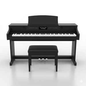 Piano numérique haute performance 88 touches lestées Réponse tactile réaliste Plusieurs sonorités USB MIDI Sans fil/Filaire Origine US pour - Product Image 2