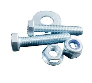 Pernos y tuercas hexagonales de cabeza redonda chapados en zinc industriales AMP de alta calidad certificados por el ISO9001-2015 - Product Image 2