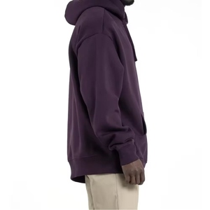 Sweat à capuche personnalisé pour homme, coupe classique, cordon de serrage, grande poche, molleton côtelé, 100% coton, respirant, séchage rapide, décontracté, hiver - Product Image 4
