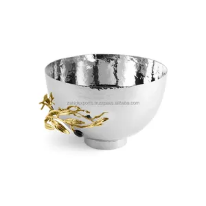 Zahid Exports - Ensaladera Metálica Ecológica Personalizada para Exteriores con Soporte para Bodas y Fiestas, Forma Personalizada - Product Image 5