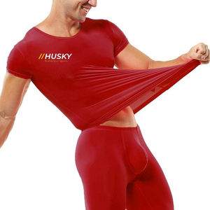 Camiseta Deportiva para Hombre, Absorbente de Humedad, para Correr, Baloncesto, Secado Rápido, Transpirable, Ecológica, de Manga Larga - Product Image 2