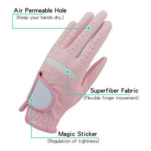 ถุงมือกอล์ฟดีไซน์ล่าสุด OEM สำหรับทุกเพศ ใช้ได้กับมือขวา หนังคุณภาพสูง สีตามสั่ง กันน้ำ กันลม ปรับขนาดข้อมือได้ - Product Image 4